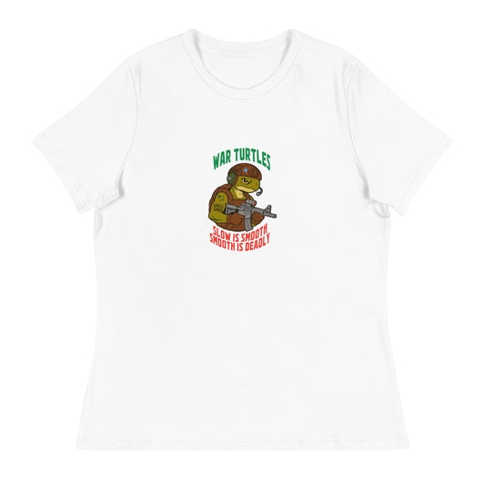 Performance | Women's Relaxed T Shirt | War Turtles | Mascot Logo