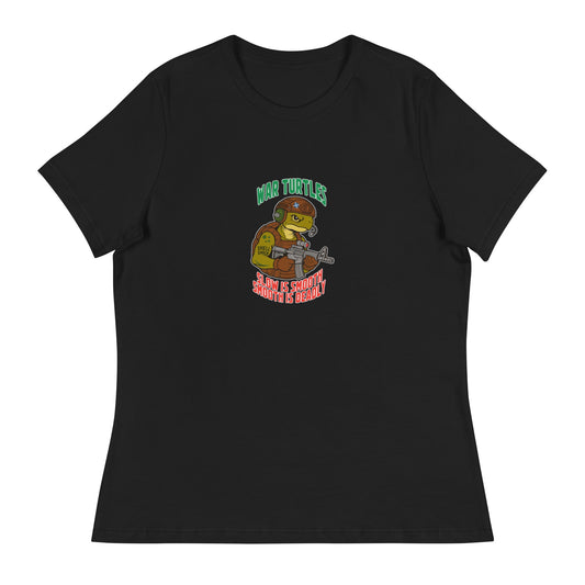Performance | Women's Relaxed T Shirt | War Turtles | Mascot Logo
