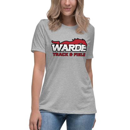 Performance | Women's Relaxed T Shirt | Warde Track and Field | Alt Logo