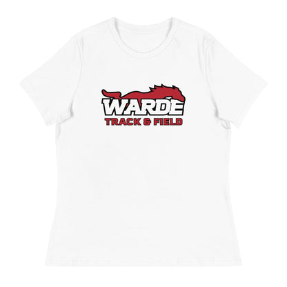 Performance | Women's Relaxed T Shirt | Warde Track and Field | Alt Logo
