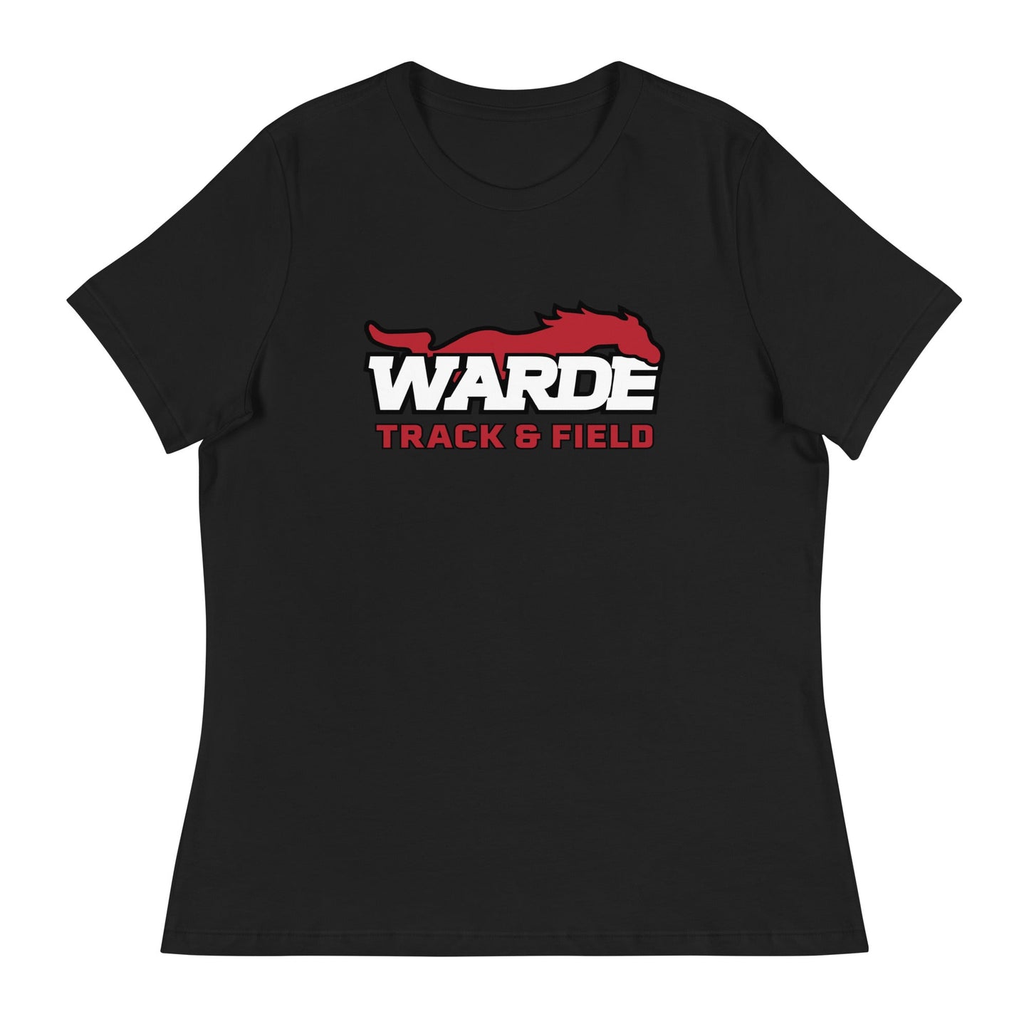 Performance | Women's Relaxed T Shirt | Warde Track and Field | Alt Logo