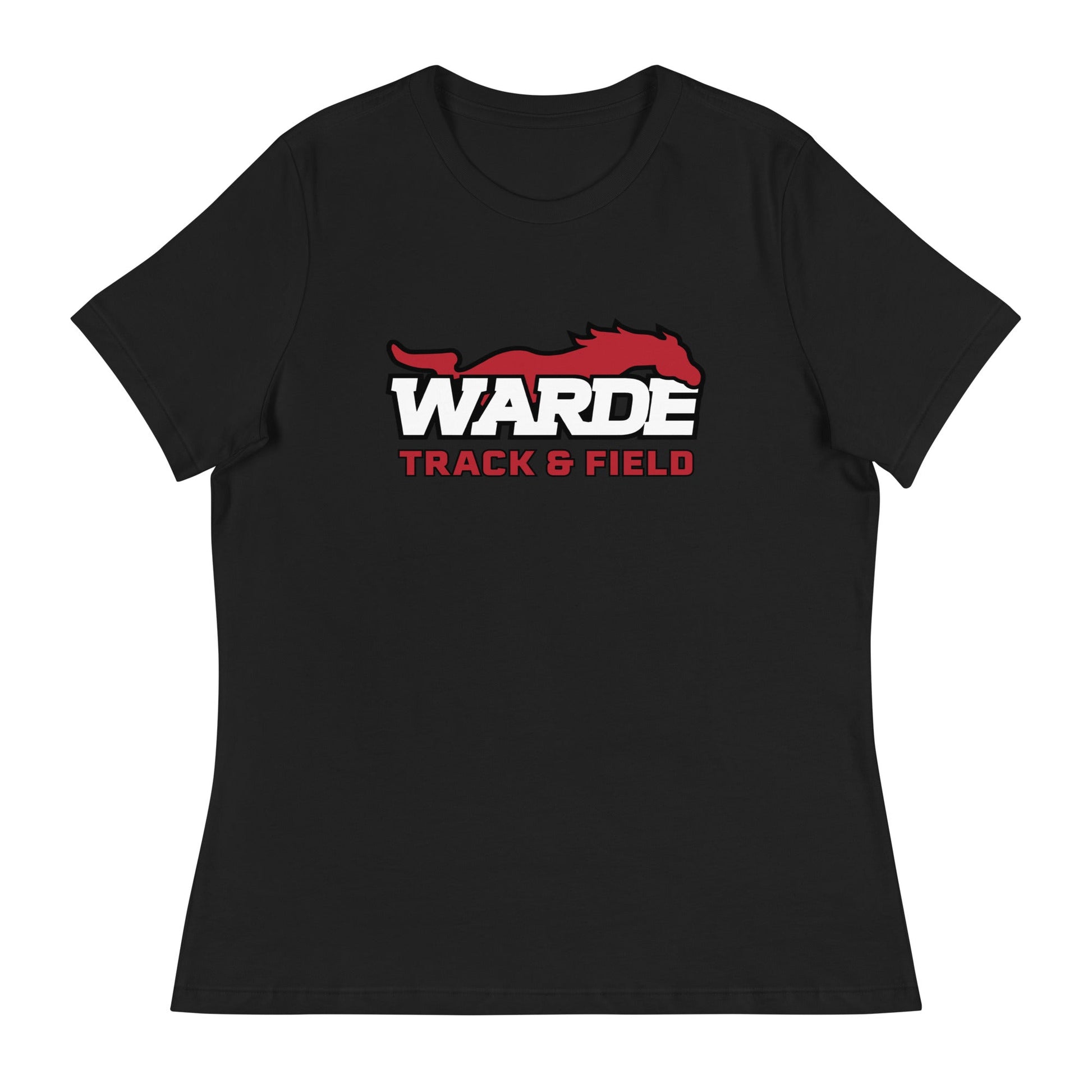 Performance | Women's Relaxed T Shirt | Warde Track and Field | Alt Logo