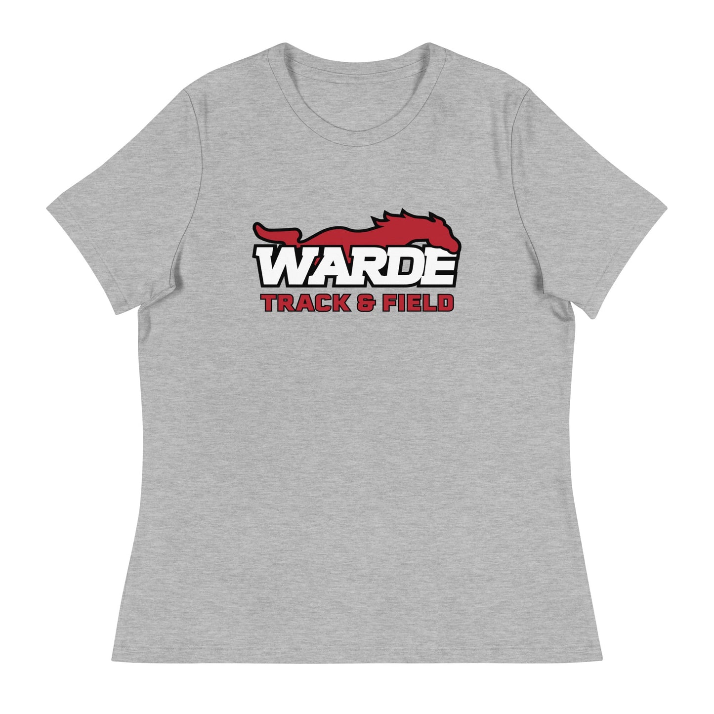 Performance | Women's Relaxed T Shirt | Warde Track and Field | Alt Logo