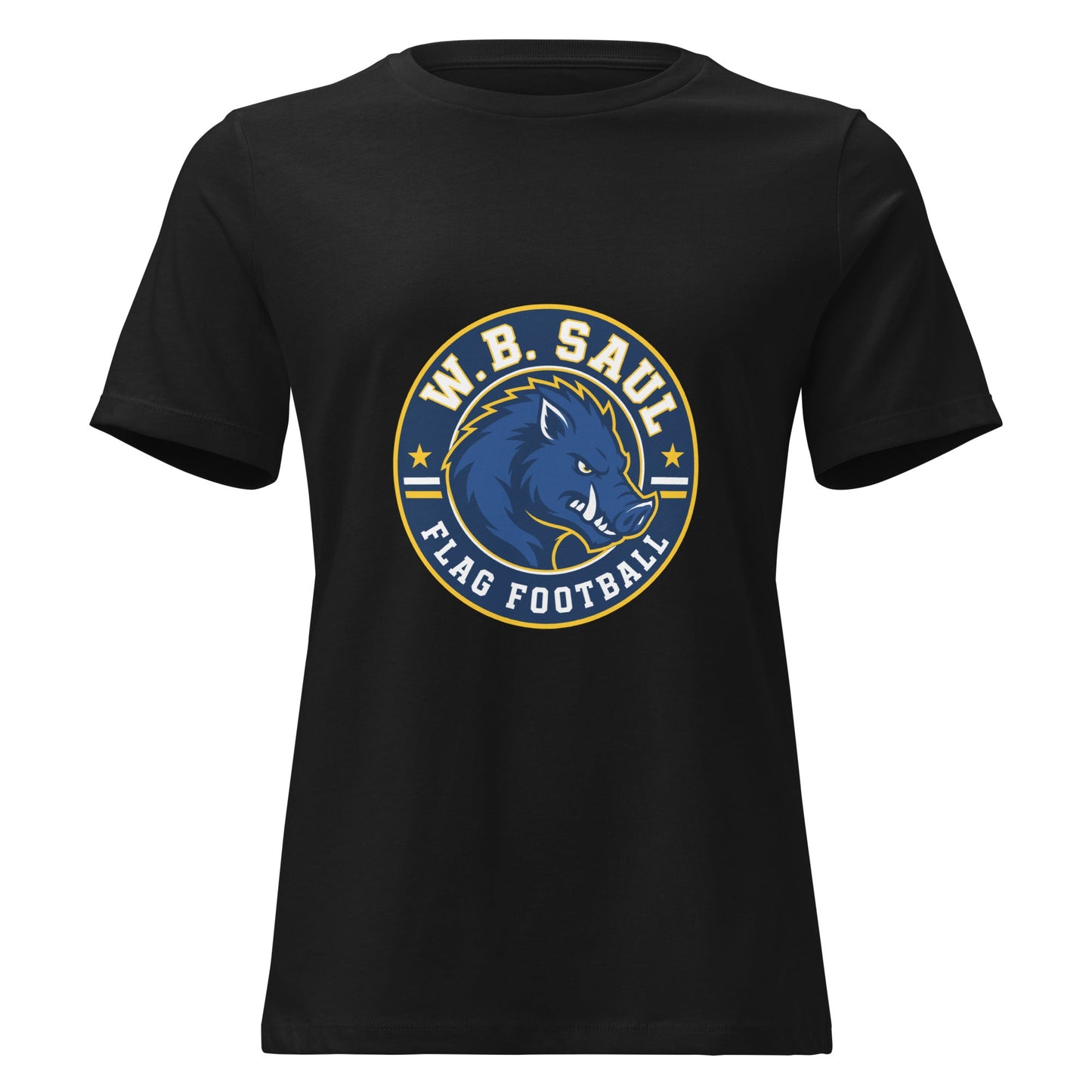 Performance | Women's Relaxed T Shirt | W.B.Saul Razorbacks | Badge Logo