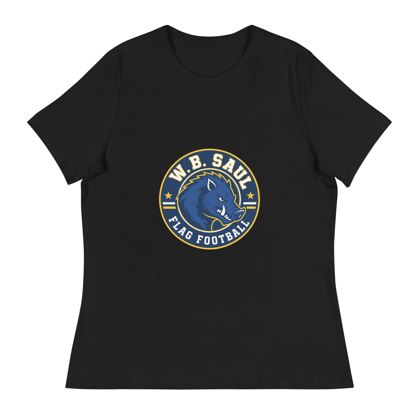 Performance | Women's Relaxed T Shirt | W.B.Saul Razorbacks | Badge Logo