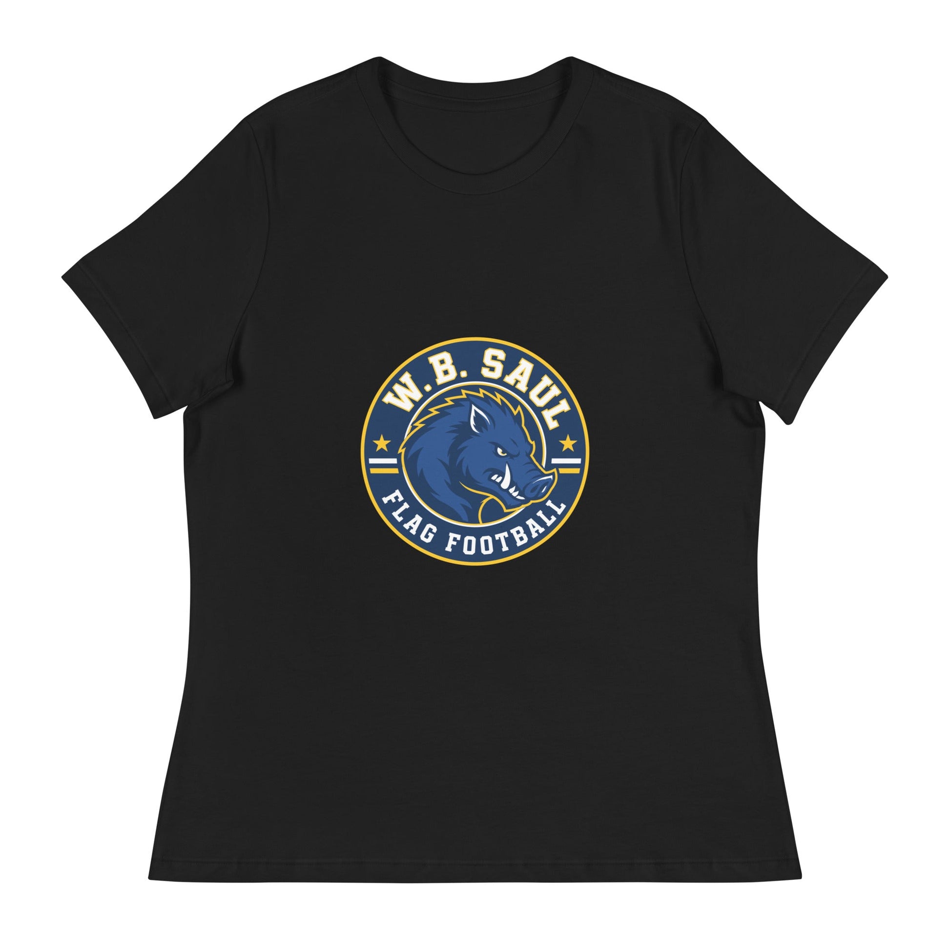Performance | Women's Relaxed T Shirt | W.B.Saul Razorbacks | Badge Logo