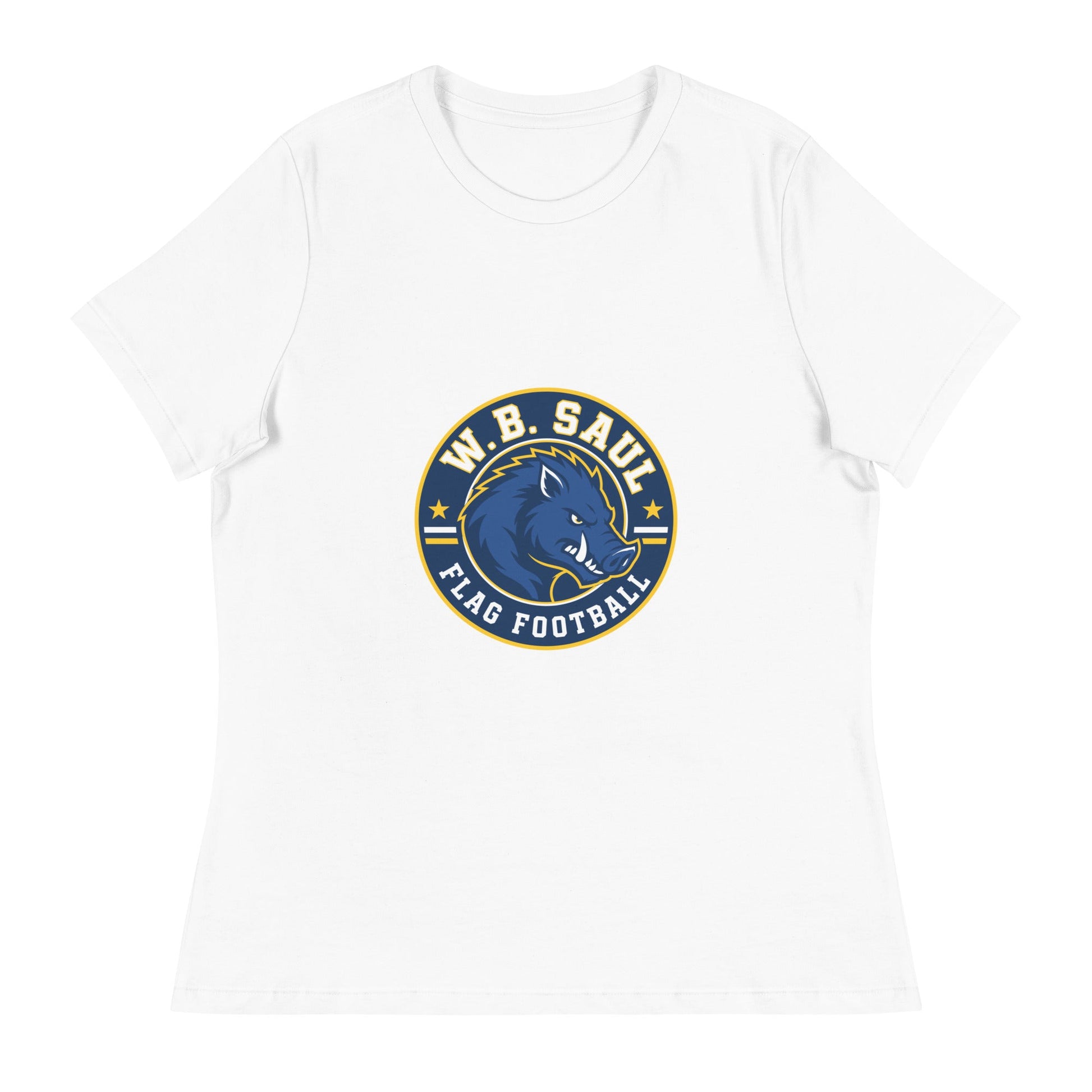 Performance | Women's Relaxed T Shirt | W.B.Saul Razorbacks | Badge Logo