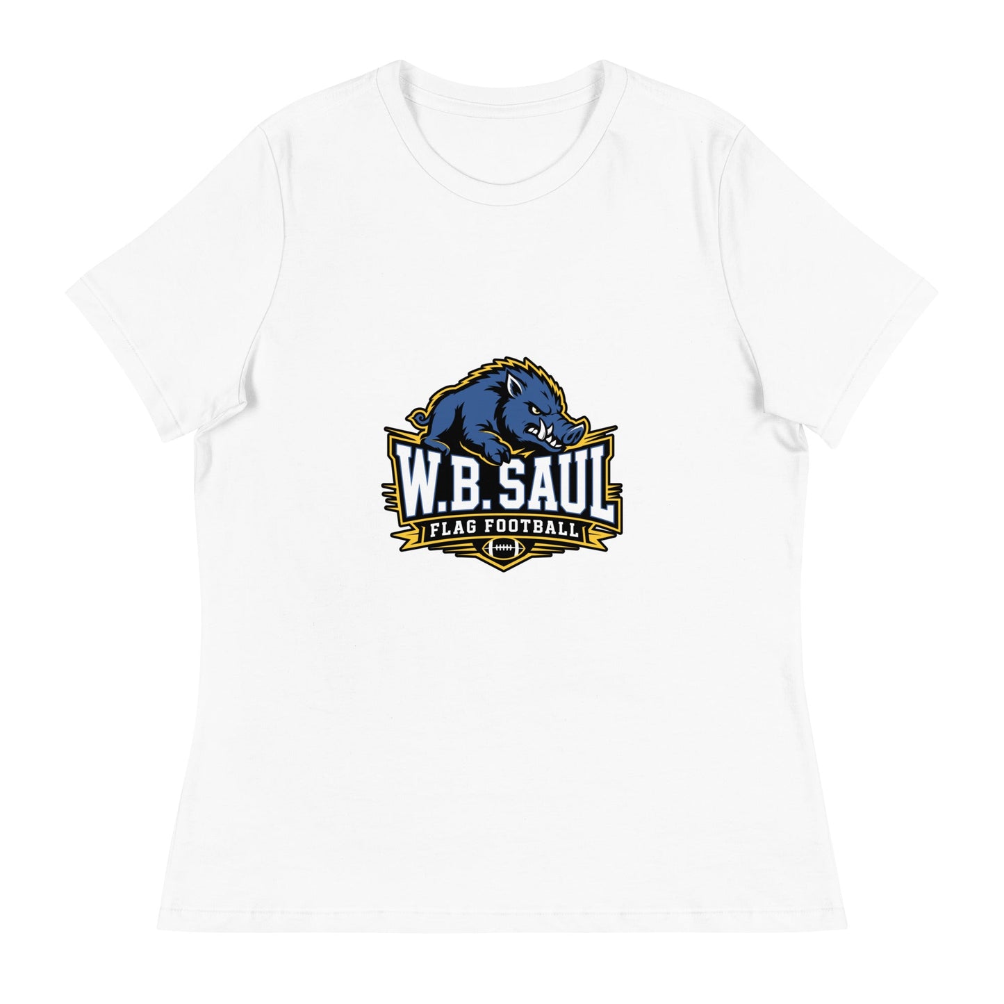 Performance | Women's Relaxed T Shirt | W.B.Saul Razorbacks | Crest Logo