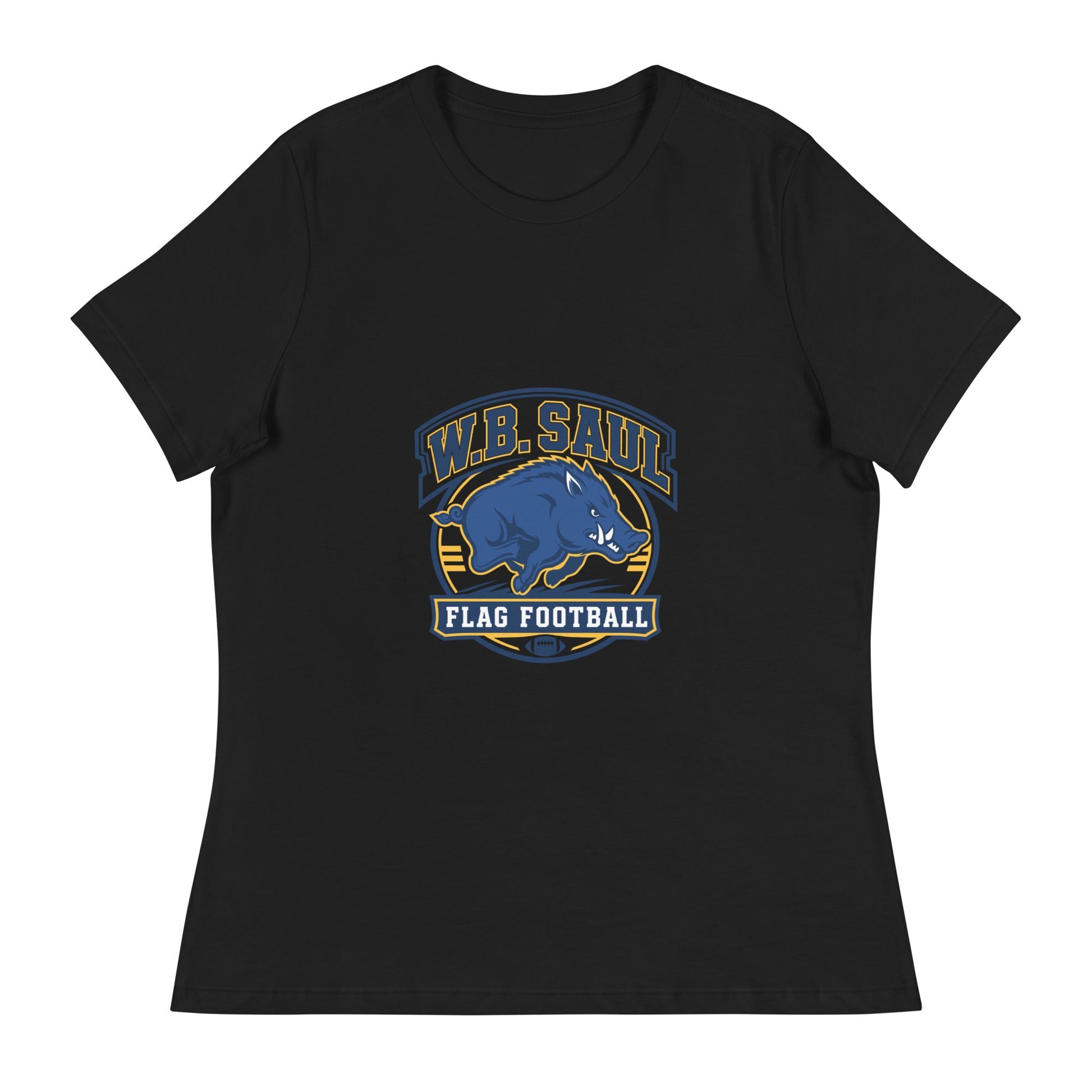 Performance | Women's Relaxed T Shirt | W.B.Saul Razorbacks | Emblem Logo