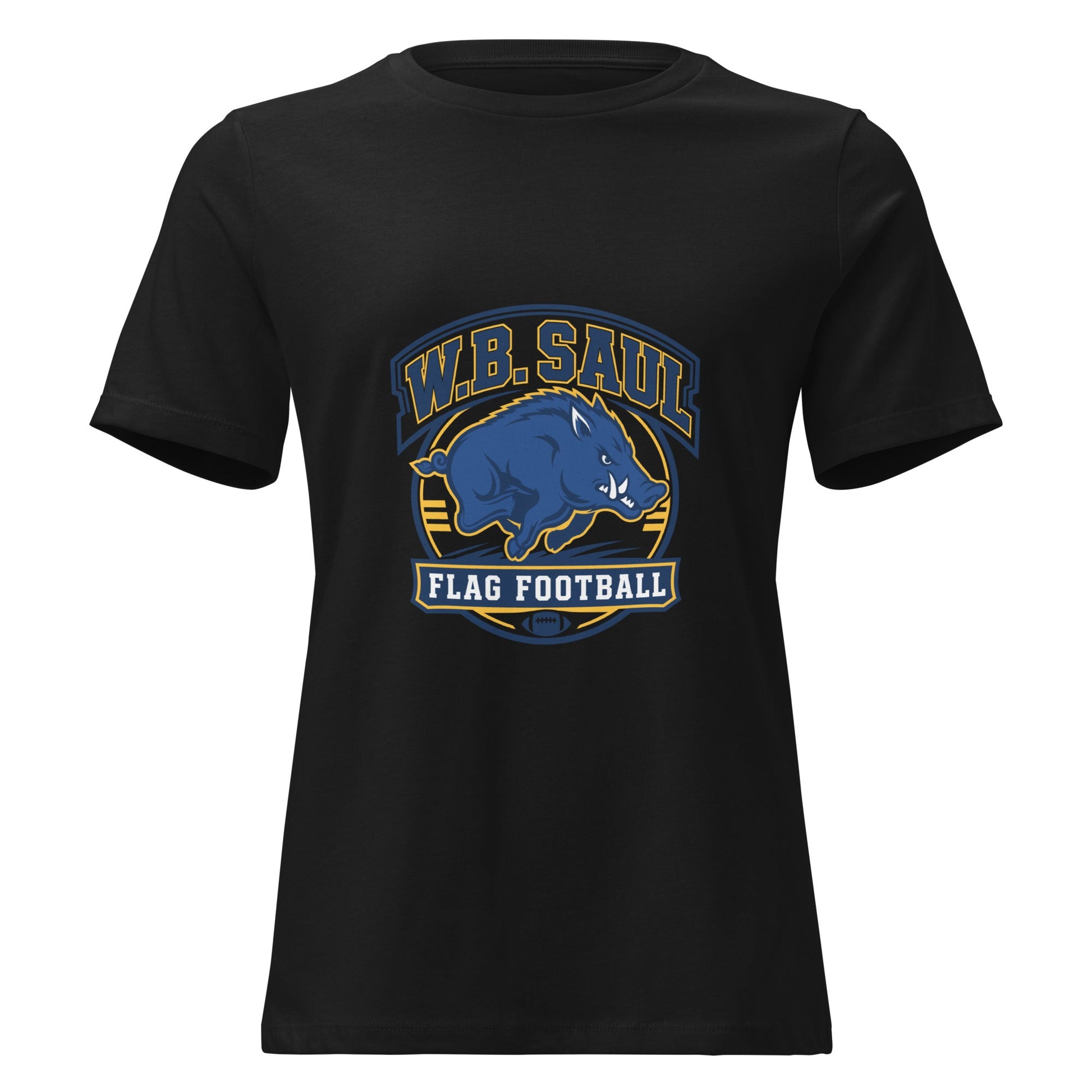 Performance | Women's Relaxed T Shirt | W.B.Saul Razorbacks | Emblem Logo