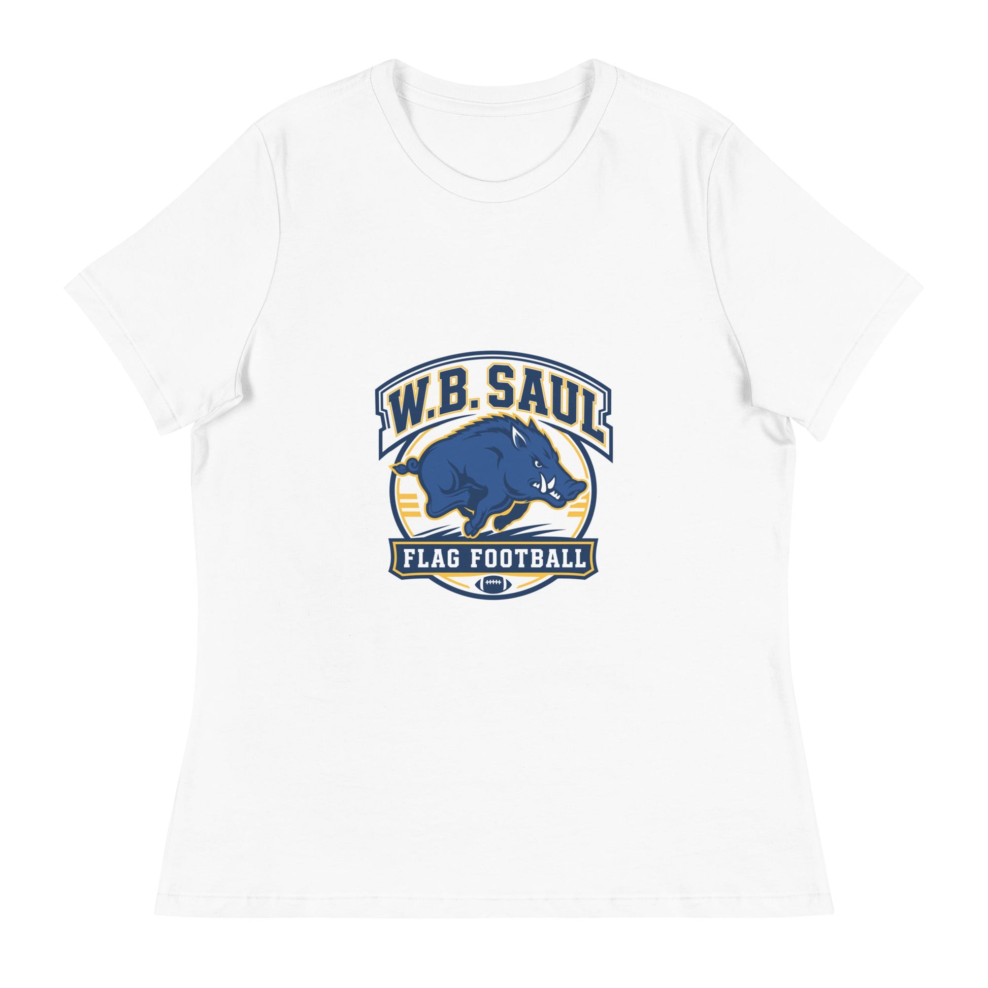 Performance | Women's Relaxed T Shirt | W.B.Saul Razorbacks | Emblem Logo