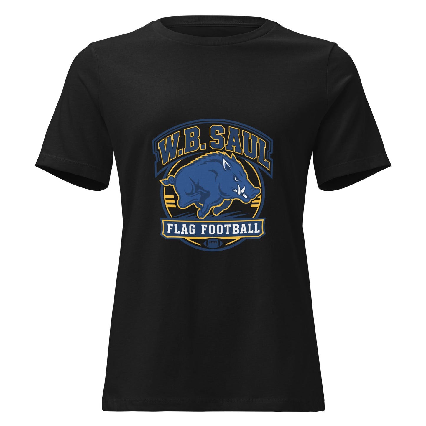Performance | Women's Relaxed T Shirt | W.B.Saul Razorbacks | Emblem Logo