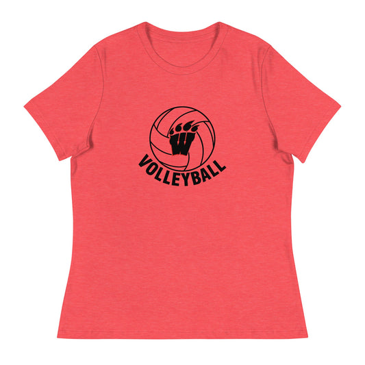 Performance | Women's Relaxed T Shirt | Weaver High School | Vanguard Volley Logo