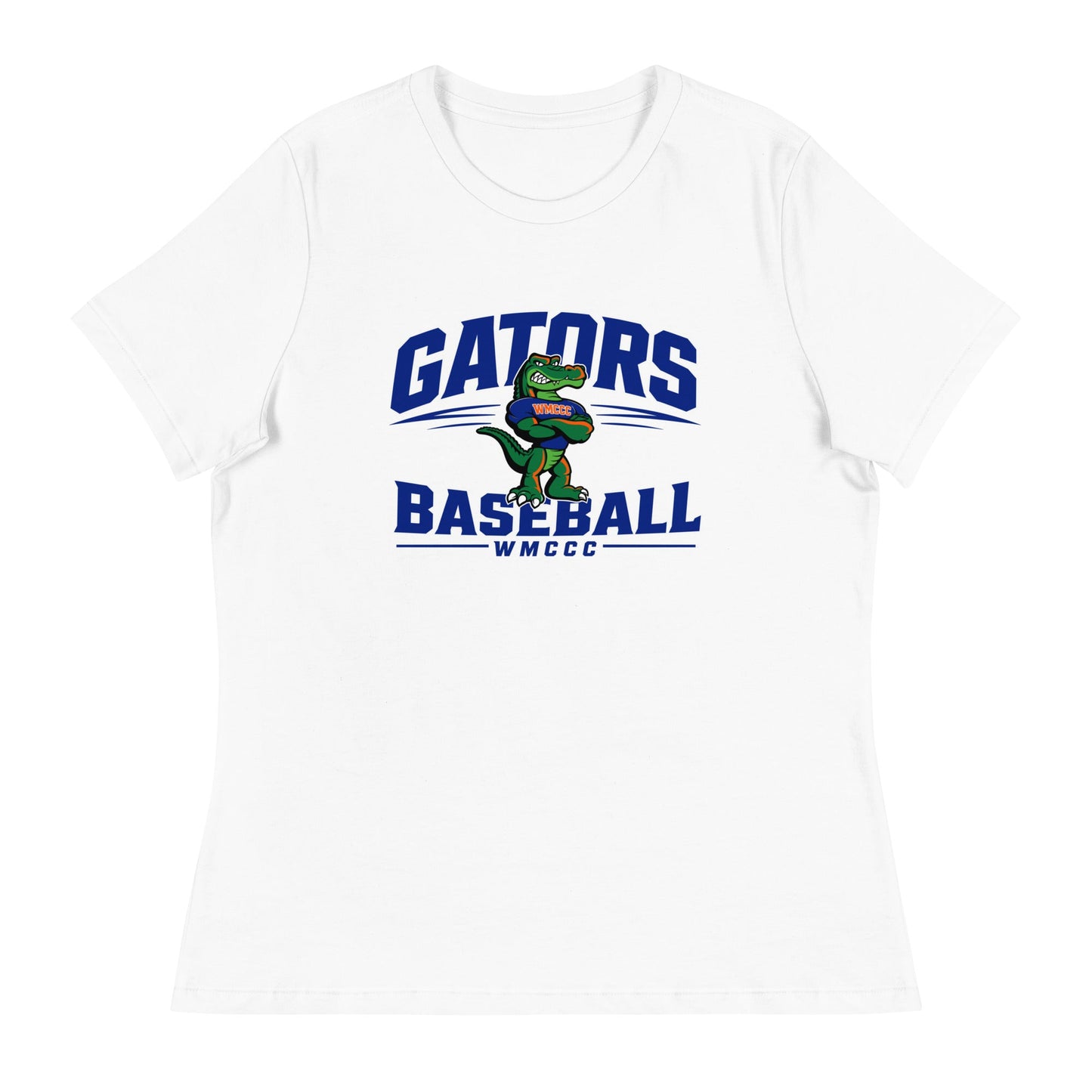Performance | Women's Relaxed T Shirt | West Memphis Community Christian College Gators | Emblem Logo