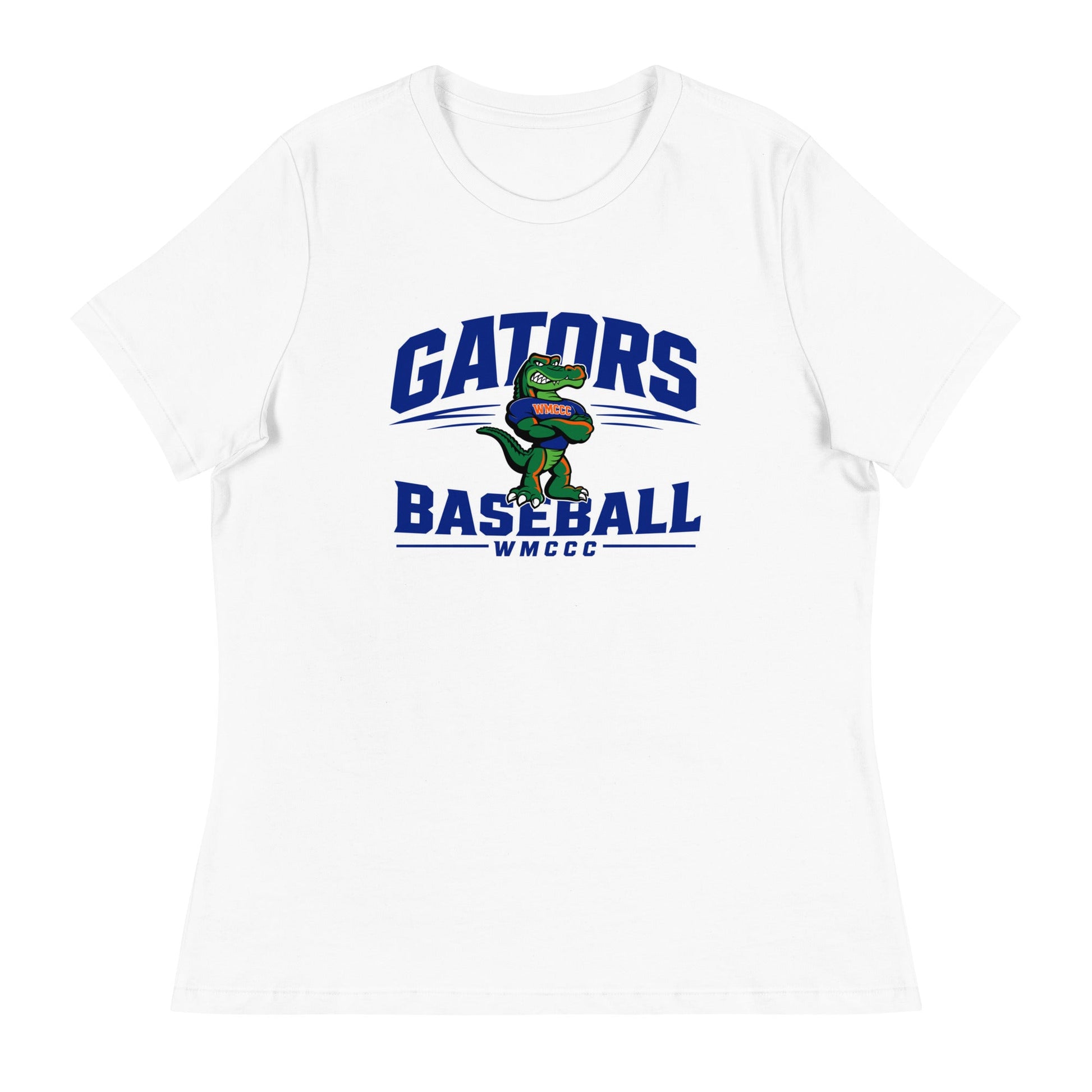 Performance | Women's Relaxed T Shirt | West Memphis Community Christian College Gators | Emblem Logo