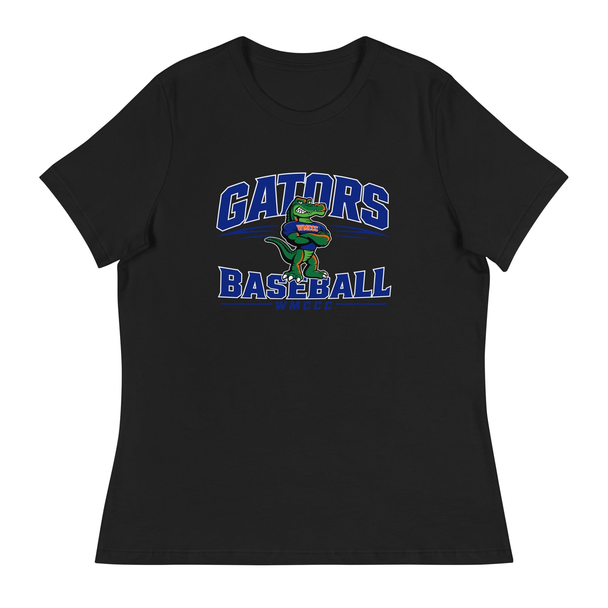 Performance | Women's Relaxed T Shirt | West Memphis Community Christian College Gators | Emblem Logo
