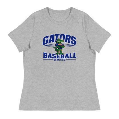 Performance | Women's Relaxed T Shirt | West Memphis Community Christian College Gators | Emblem Logo