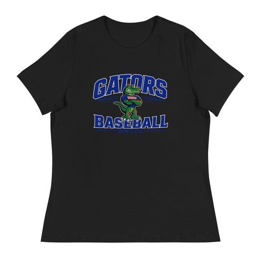 Performance | Women's Relaxed T Shirt | West Memphis Community Christian College Gators | Emblem Logo
