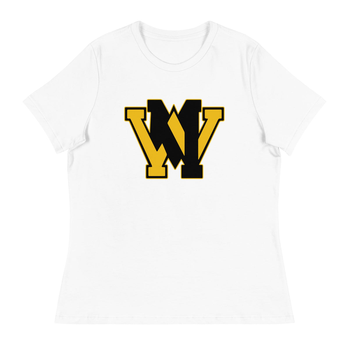 Performance | Women's Relaxed T Shirt | West Milford Indoor Track & Field Team | Emblem Logo