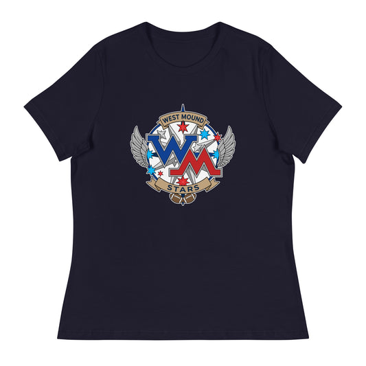 Performance | Women's Relaxed T Shirt | West Mound Stars | Emblem Logo