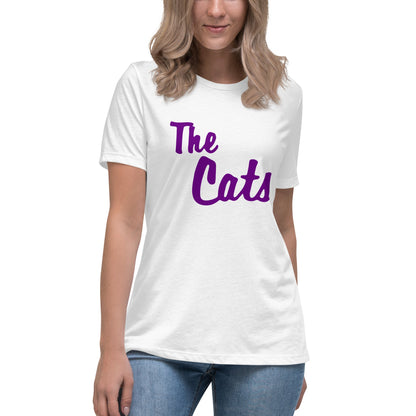 Performance | Women's Relaxed T Shirt | Western Carolina Ultimate | Cats Wordmark Logo