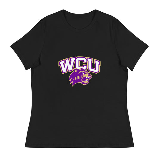 Performance | Women's Relaxed T Shirt | Western Carolina Ultimate | WCU Roar Mark Logo
