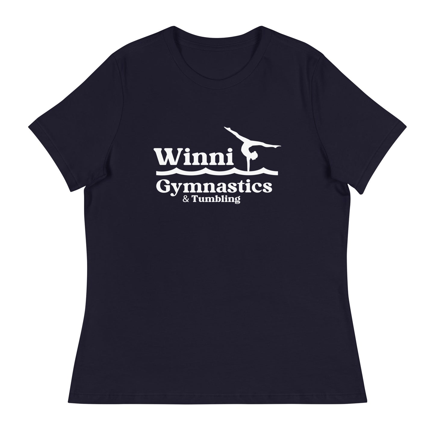 Performance | Women's Relaxed T Shirt | Winni Gymnastics | Tumbling Logo