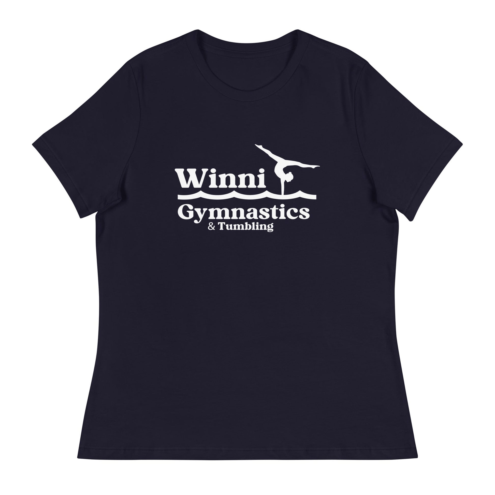 Performance | Women's Relaxed T Shirt | Winni Gymnastics | Tumbling Logo