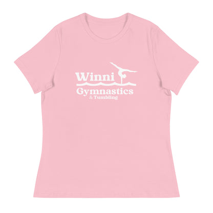 Performance | Women's Relaxed T Shirt | Winni Gymnastics | Tumbling Logo