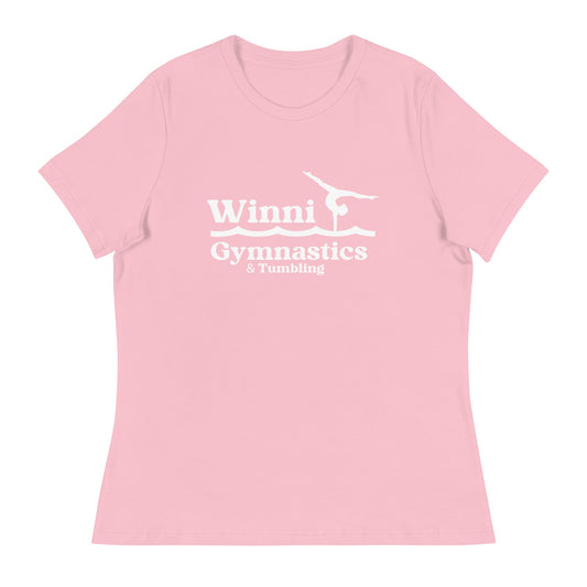 Performance | Women's Relaxed T Shirt | Winni Gymnastics | Tumbling Logo