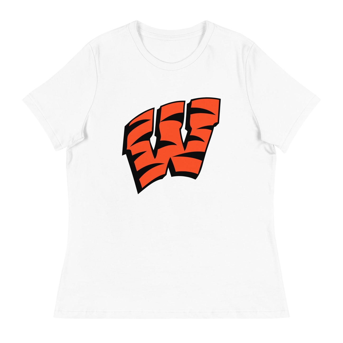 Performance | Women's Relaxed T Shirt | Woodlake Boys Basketball | W Crest Logo
