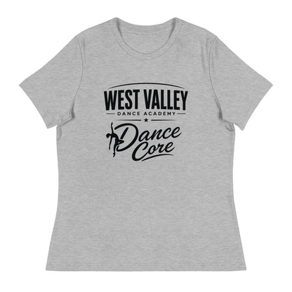 Performance | Women's Relaxed T Shirt | WVDA Dance Core | Emblem Logo
