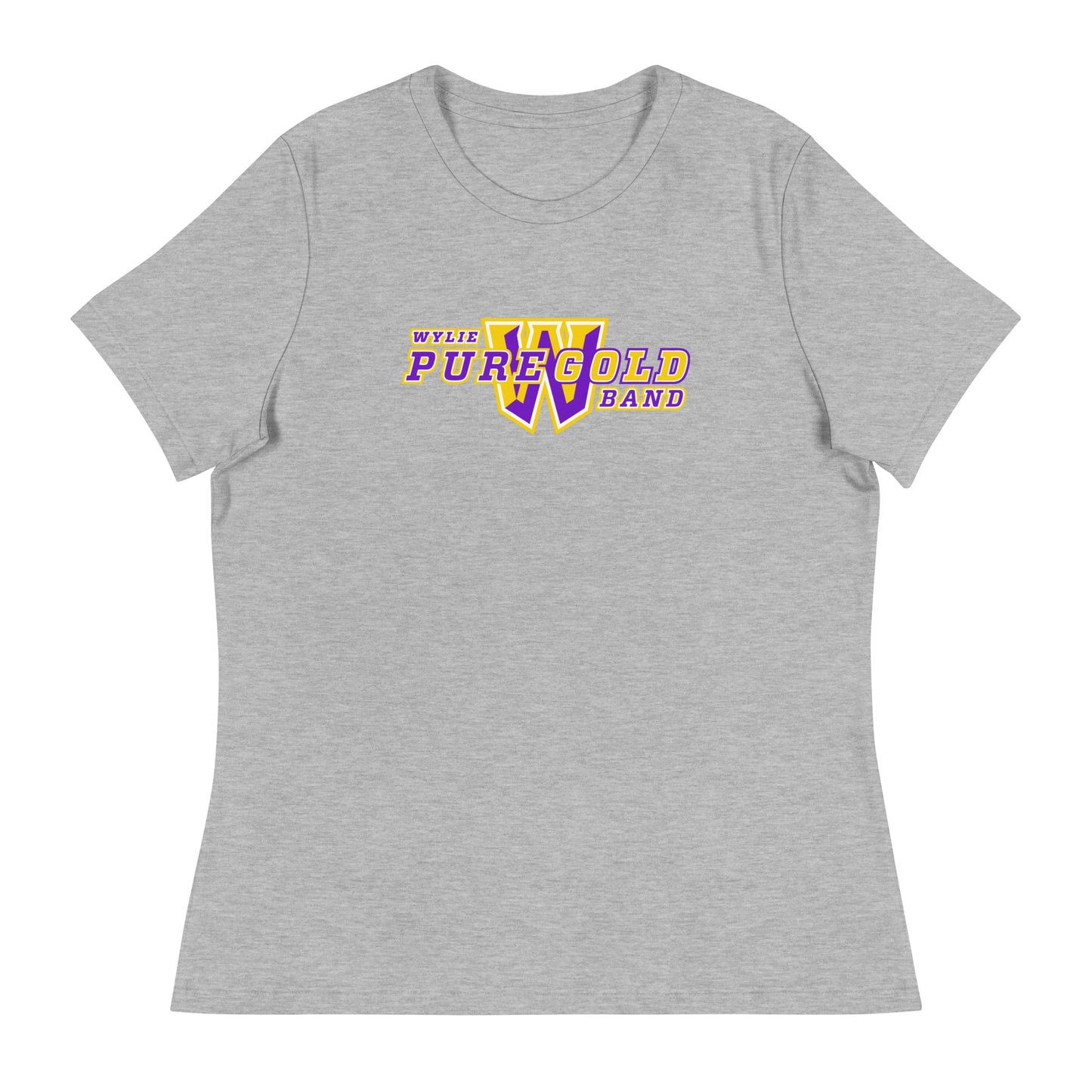 Performance | Women's Relaxed T Shirt | Wylie ISD | Pure Gold Logo