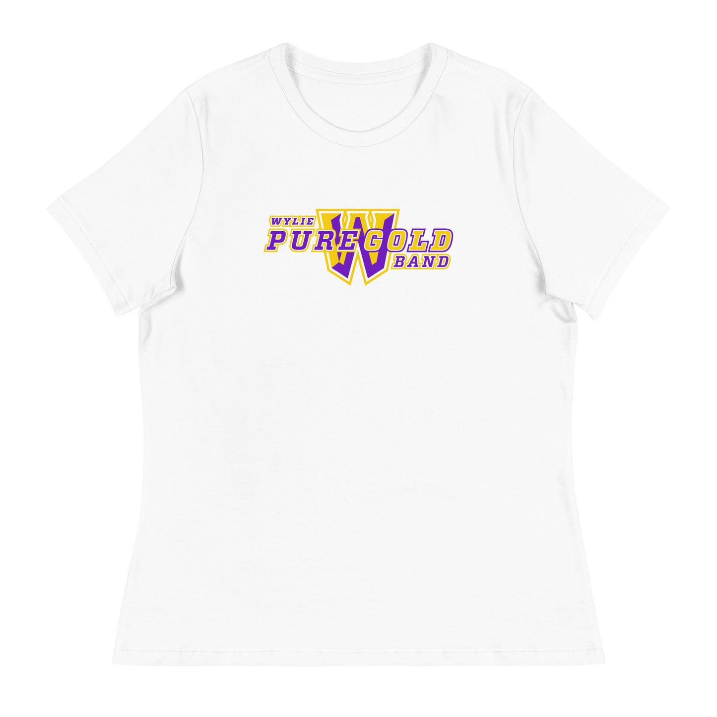Performance | Women's Relaxed T Shirt | Wylie ISD | Pure Gold Logo