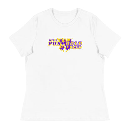 Performance | Women's Relaxed T Shirt | Wylie ISD | Pure Gold Logo
