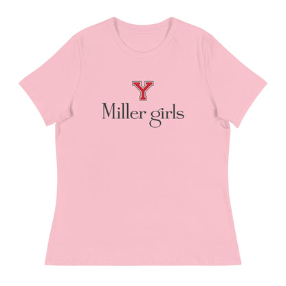 Performance | Women's Relaxed T Shirt | Yukon Student Council | Miller Girls Logo