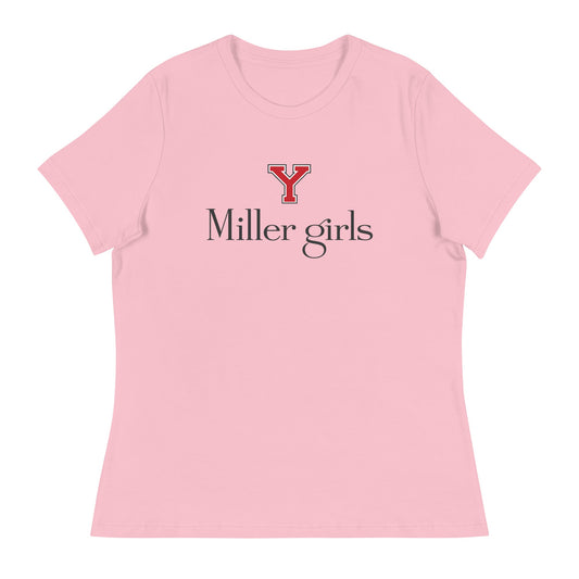 Performance | Women's Relaxed T Shirt | Yukon Student Council | Miller Girls Logo