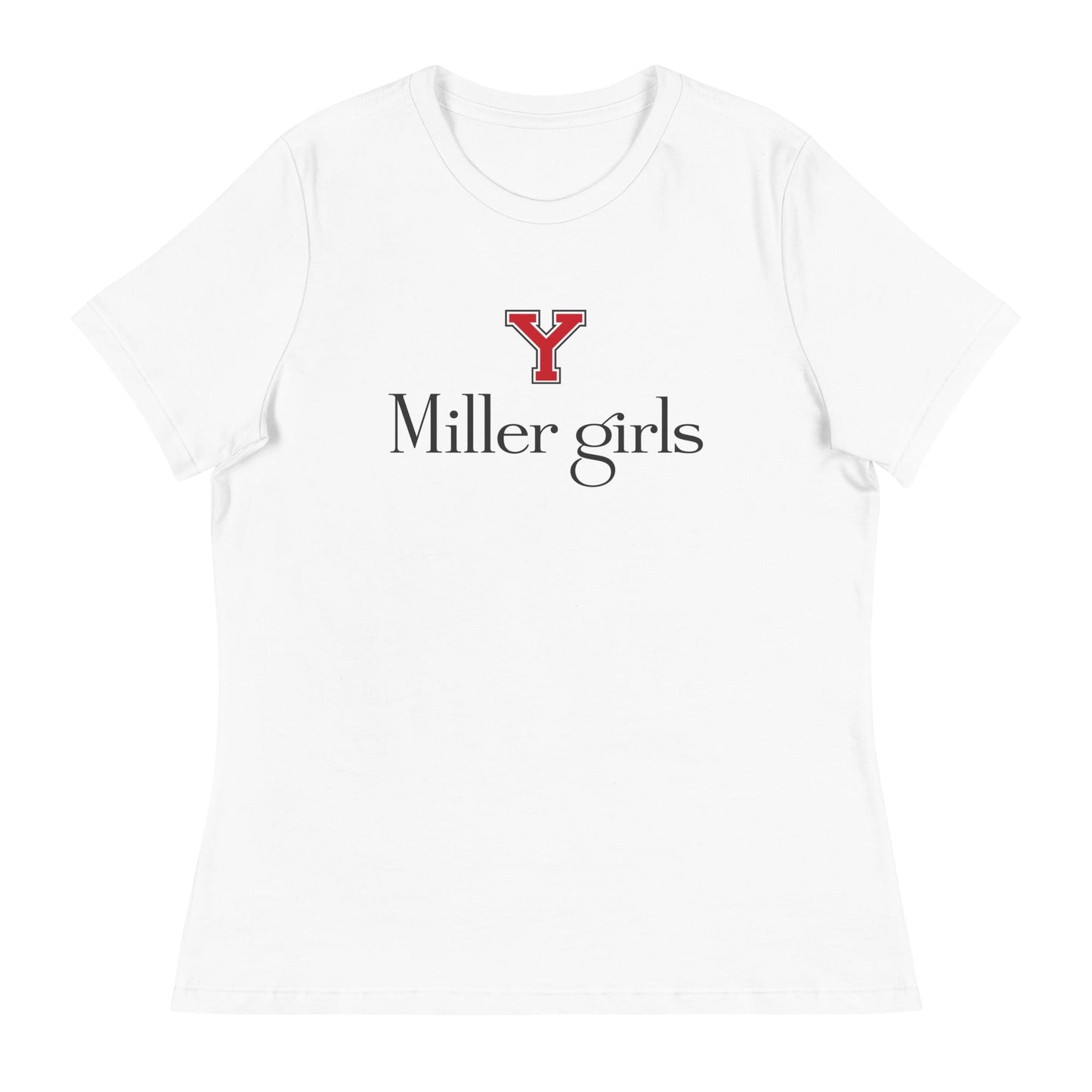 Performance | Women's Relaxed T Shirt | Yukon Student Council | Miller Girls Logo