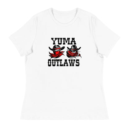 Performance | Women's Relaxed T Shirt | Yuma Outlaws Lady Basketball