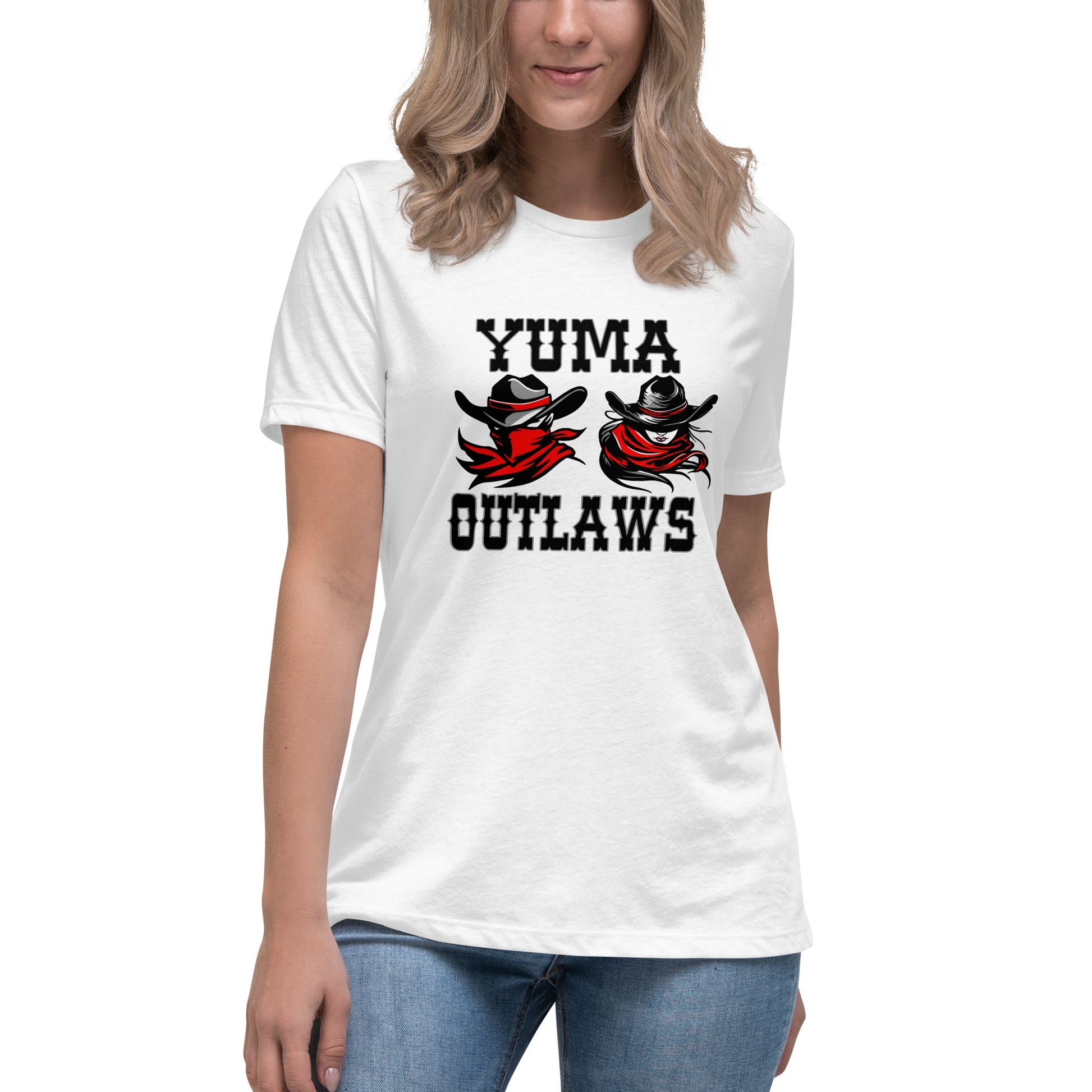 Performance | Women's Relaxed T Shirt | Yuma Outlaws Lady Basketball