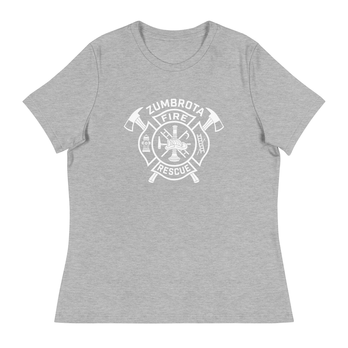Performance | Women's Relaxed T Shirt | Zumbrota Fire Department | Crest Logo