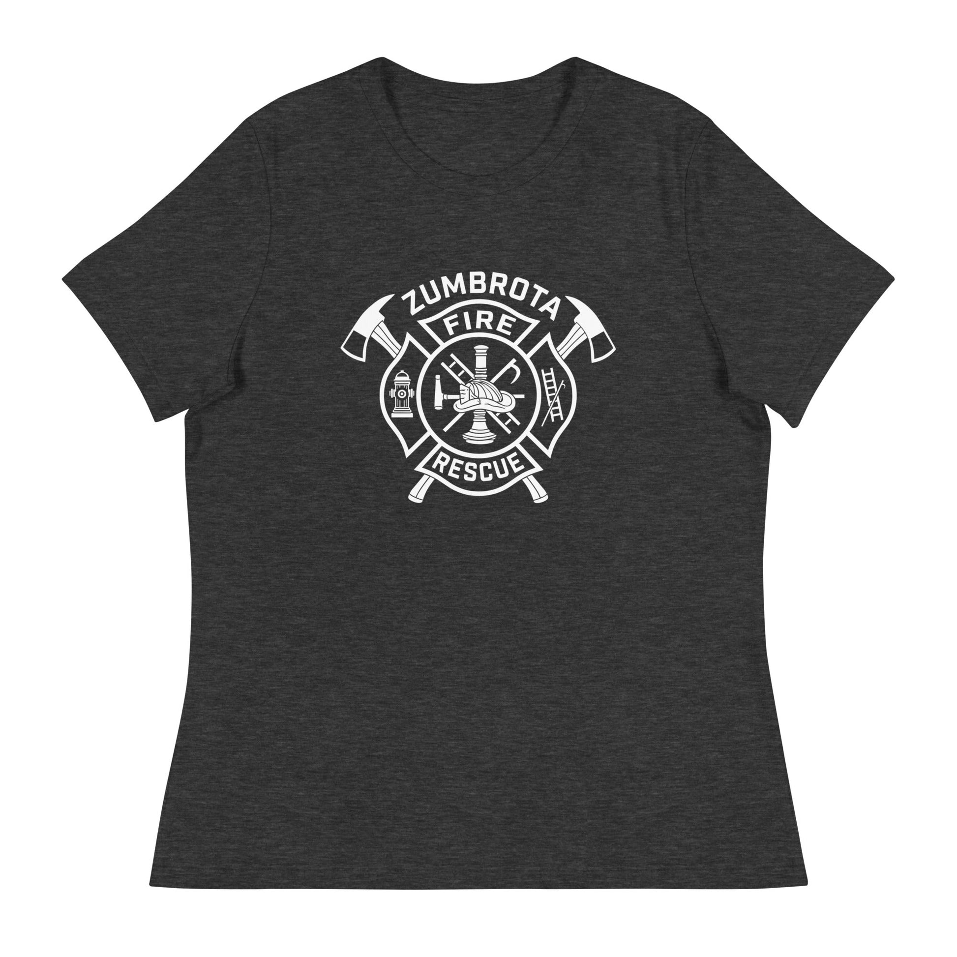 Performance | Women's Relaxed T Shirt | Zumbrota Fire Department | Crest Logo