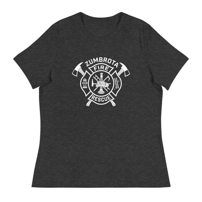 Performance | Women's Relaxed T Shirt | Zumbrota Fire Department | Crest Logo