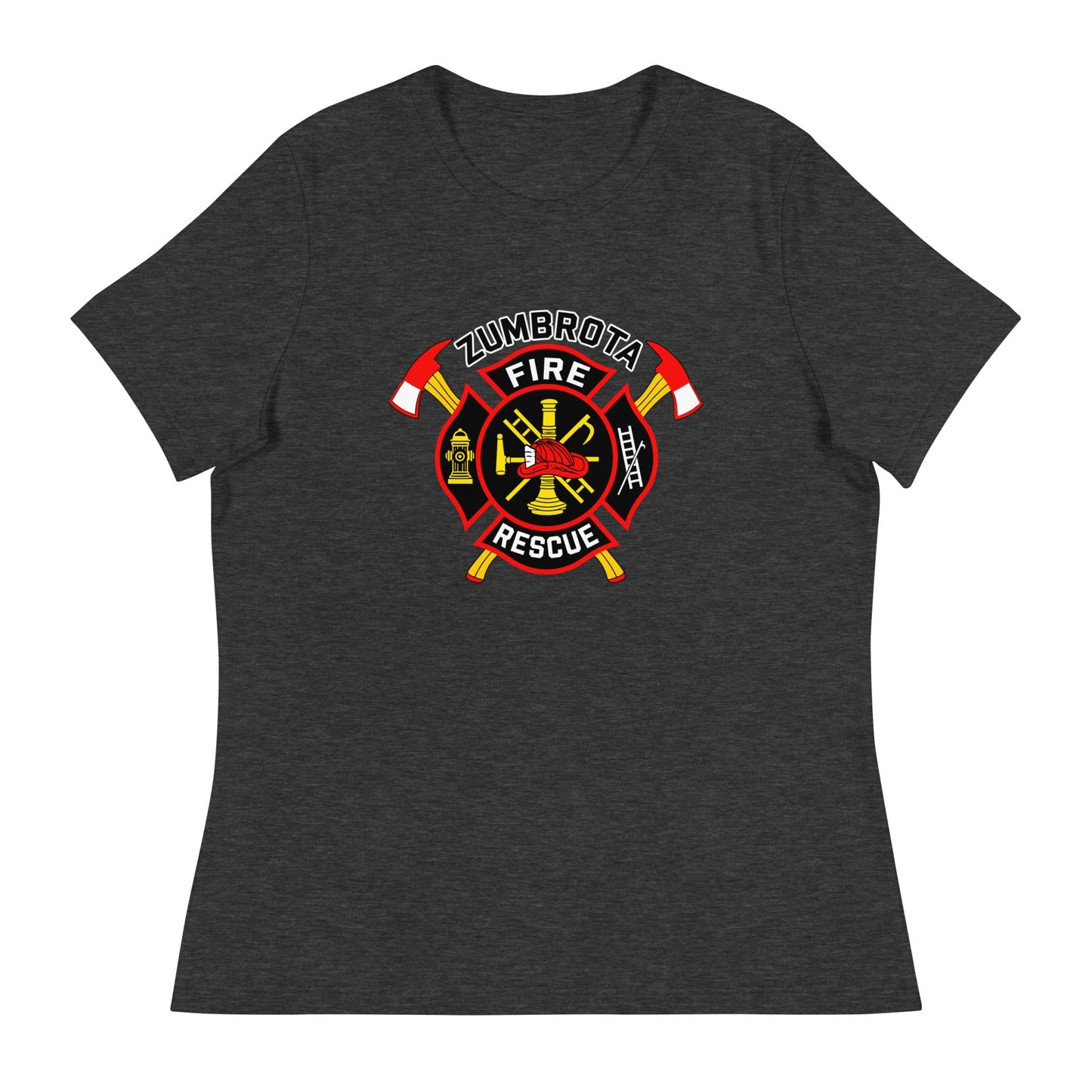 Performance | Women's Relaxed T Shirt | Zumbrota Fire Department | Vanguard Logo