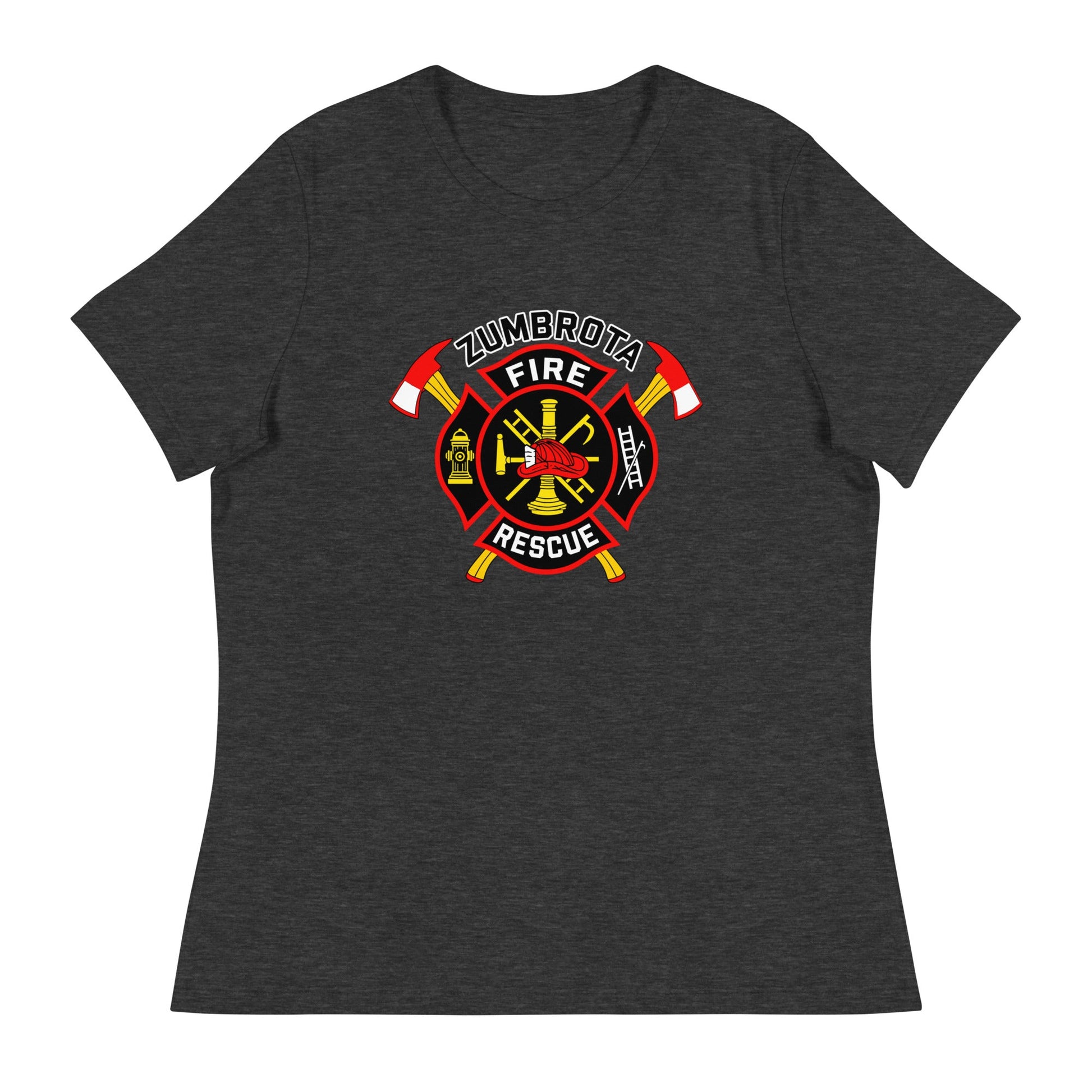 Performance | Women's Relaxed T Shirt | Zumbrota Fire Department | Vanguard Logo