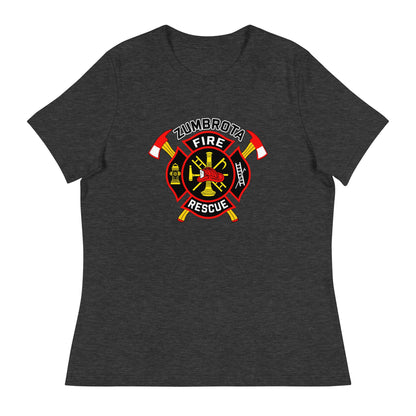 Performance | Women's Relaxed T Shirt | Zumbrota Fire Department | Vanguard Logo