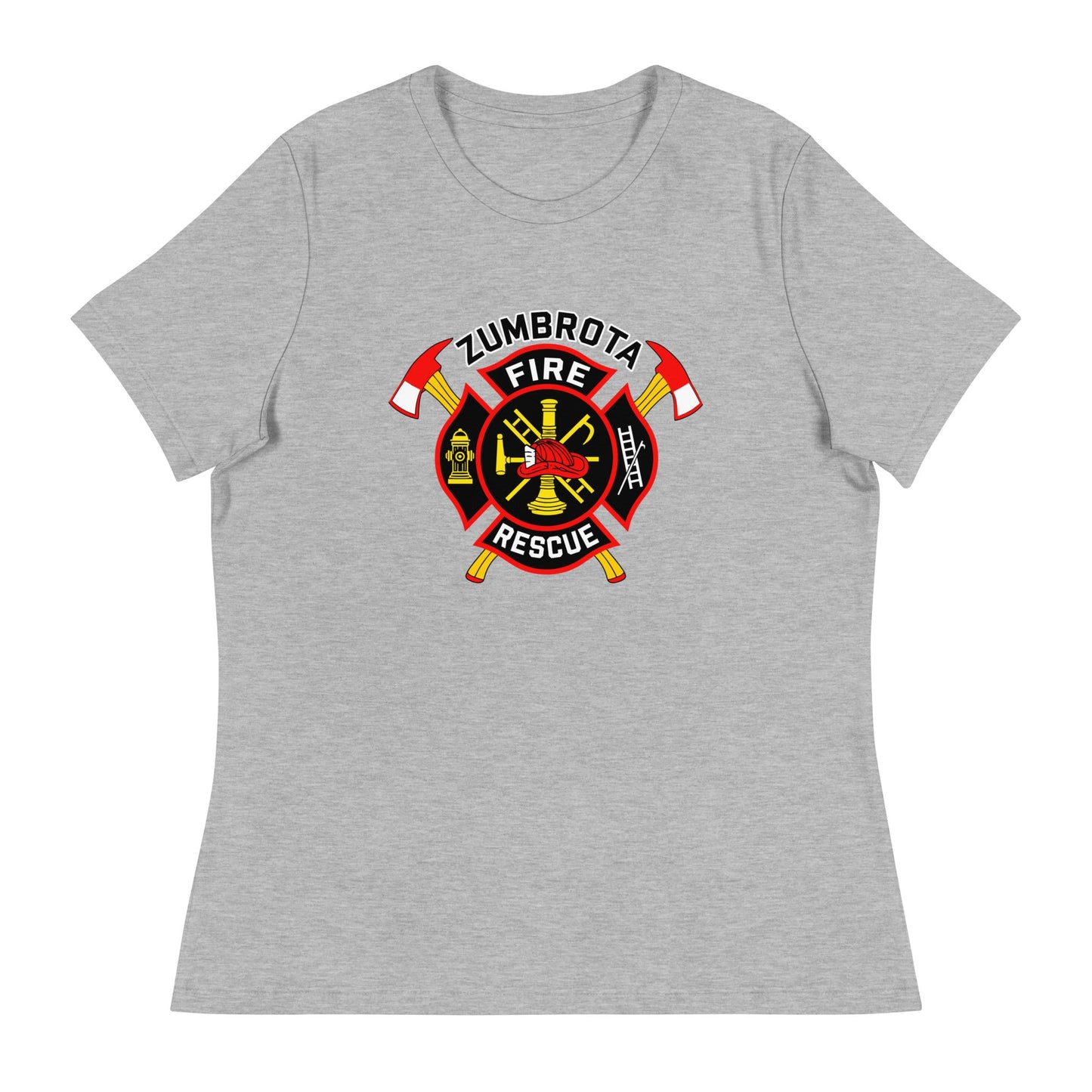Performance | Women's Relaxed T Shirt | Zumbrota Fire Department | Vanguard Logo