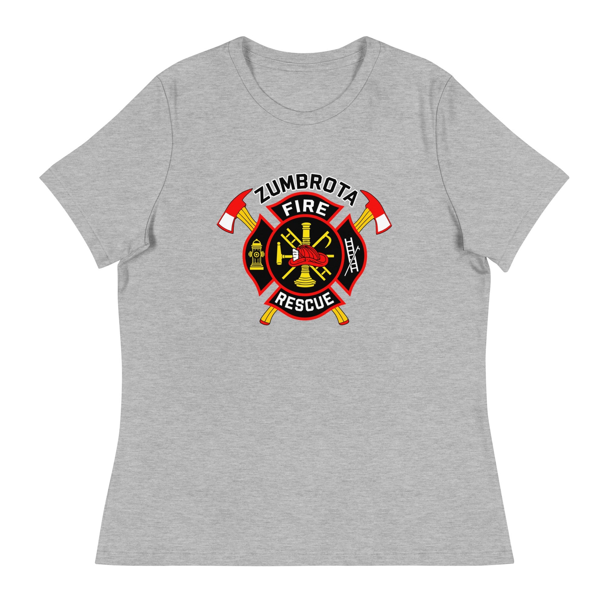Performance | Women's Relaxed T Shirt | Zumbrota Fire Department | Vanguard Logo