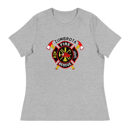 Performance | Women's Relaxed T Shirt | Zumbrota Fire Department | Vanguard Logo