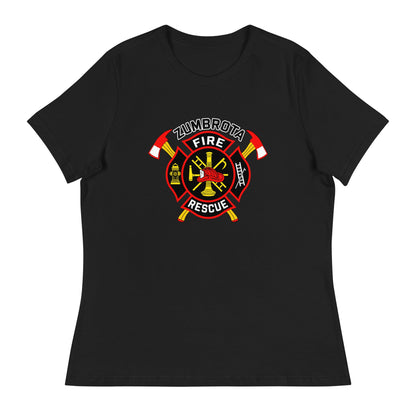 Performance | Women's Relaxed T Shirt | Zumbrota Fire Department | Vanguard Logo